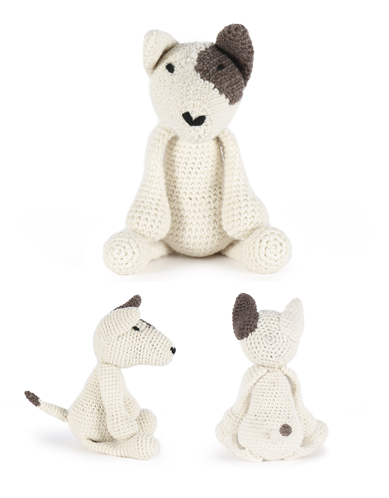 toft tyrone the english bull terrier amigurumi crochet animal